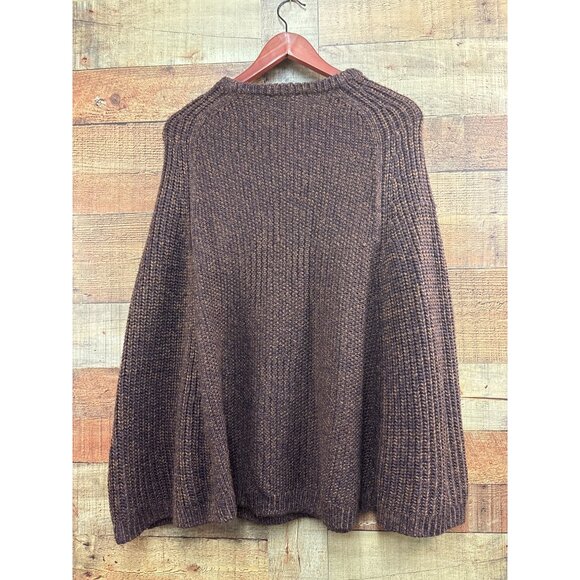 The Limited Womens Knit poncho Brown XS/S - Picture 4 of 5